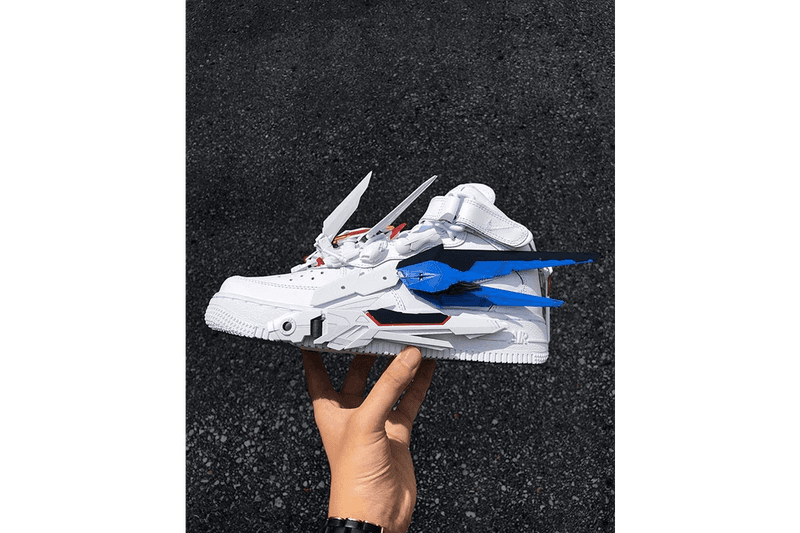 多倫多藝術家打造 Air Force 1 Mid「Freedom Gundam」定製鞋款