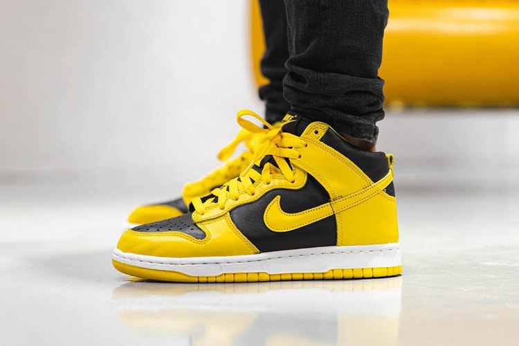 率先預覽 Nike Dunk High SP 最新配色「Varsity Maize」實著圖輯