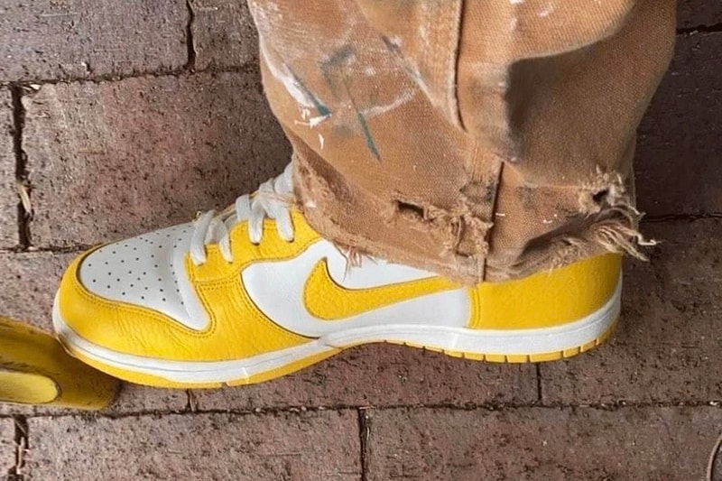 Nike Dunk Low 最新配色「Yellow/White」率先曝光