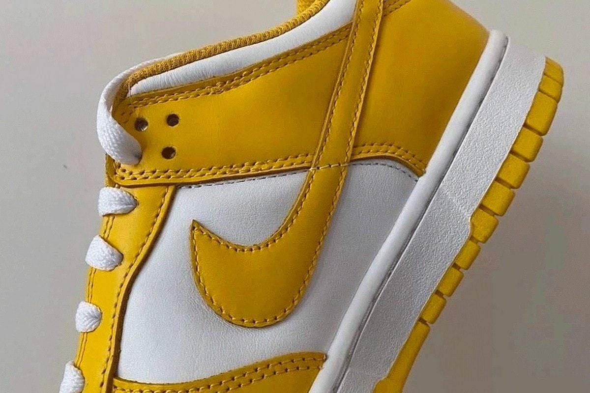 Nike Dunk Low 最新配色「Yellow/White」率先曝光