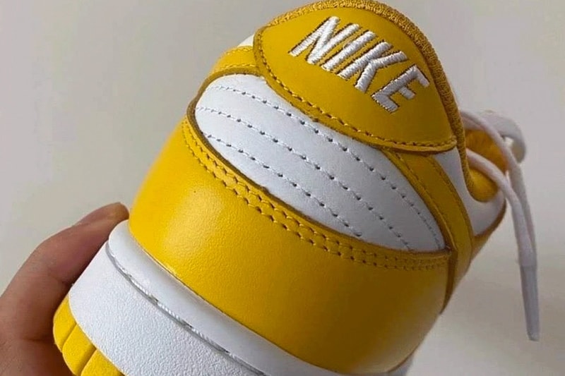 Nike Dunk Low 最新配色「Yellow/White」率先曝光