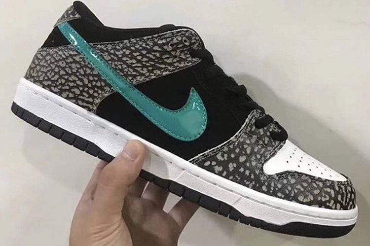 Nike SB Dunk Low 最新配色「atmos Elephant」實鞋圖輯率先曝光