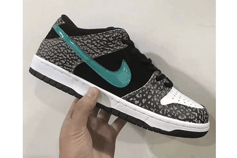 Nike SB Dunk Low 最新配色「atmos Elephant」實鞋圖輯率先曝光