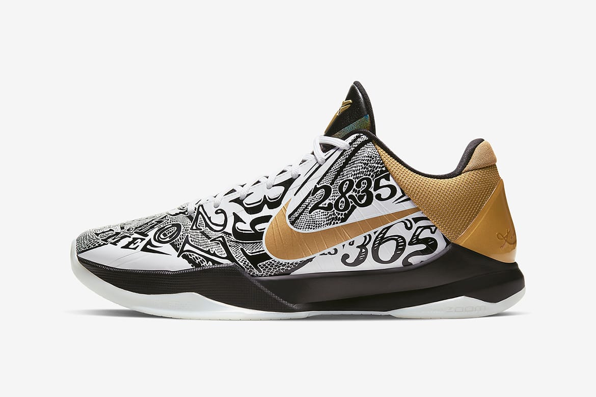 Nike Kobe 5 Protro 紀念生涯第五冠之配色 