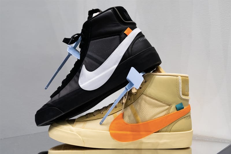 off white nike blazer low