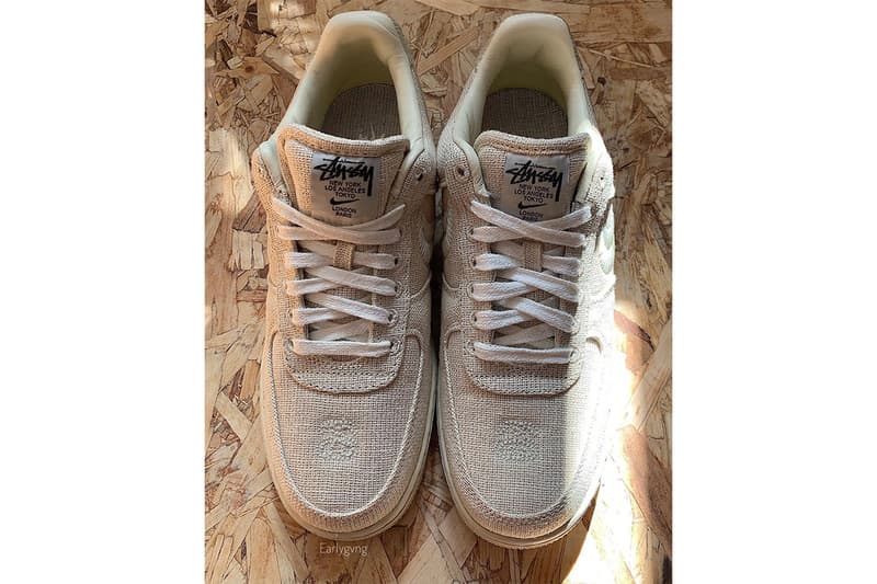 率先預覽 Stüssy x Nike Air Force 1 最新聯乘鞋款
