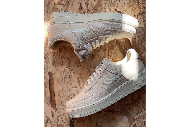 率先預覽 Stüssy x Nike Air Force 1 最新聯乘鞋款