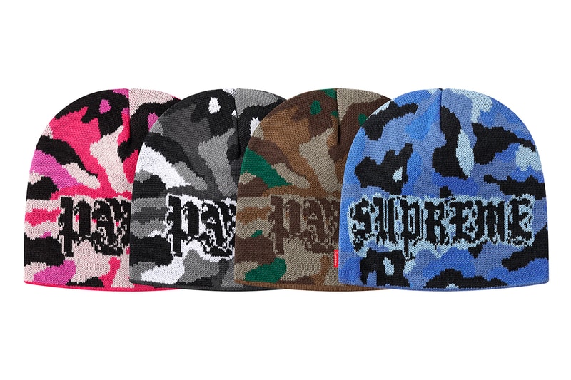 Supreme 正式發佈 2020 秋冬 Beanies 毛帽系列