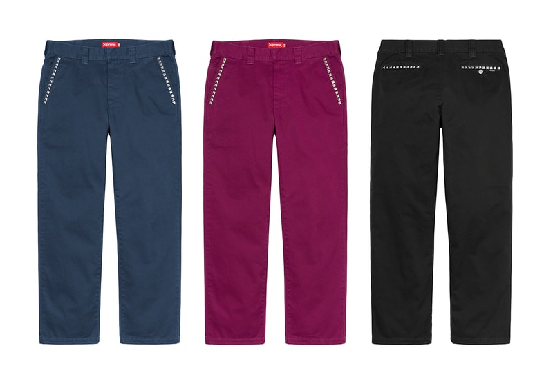Supreme 正式發佈 2020 秋冬褲款系列