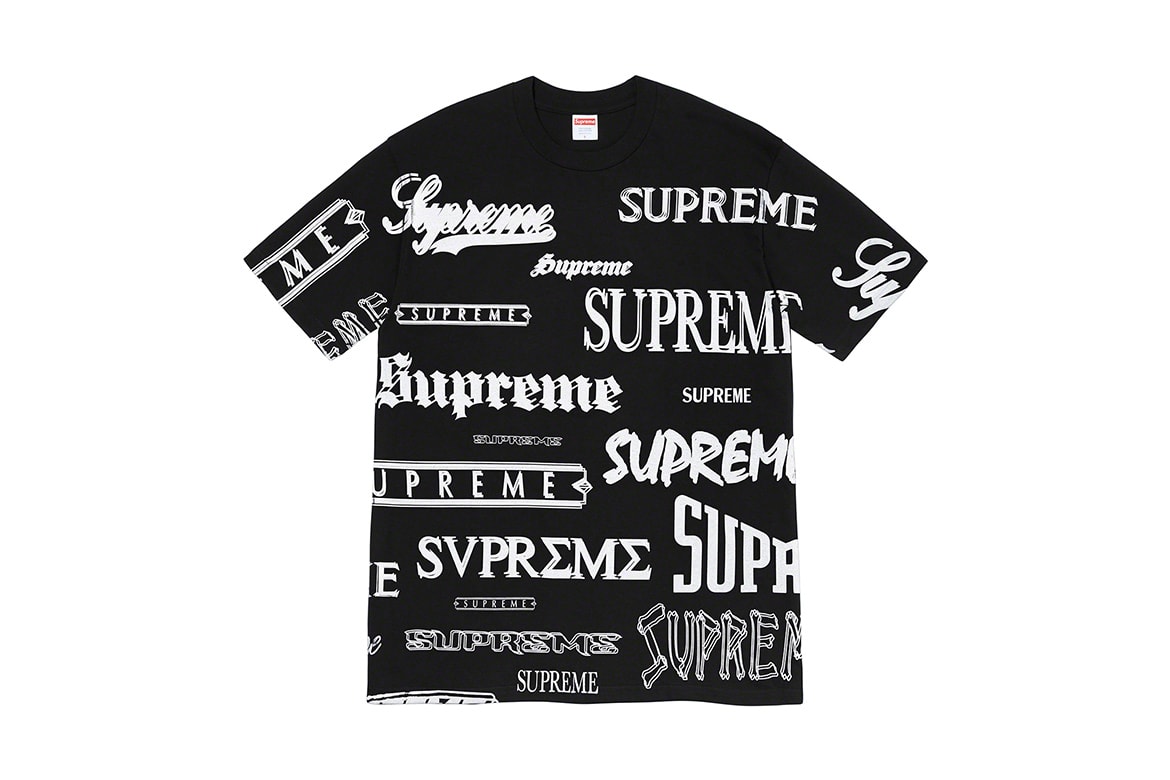 Supreme 正式發佈 2020 秋冬 T-Shirt 系列