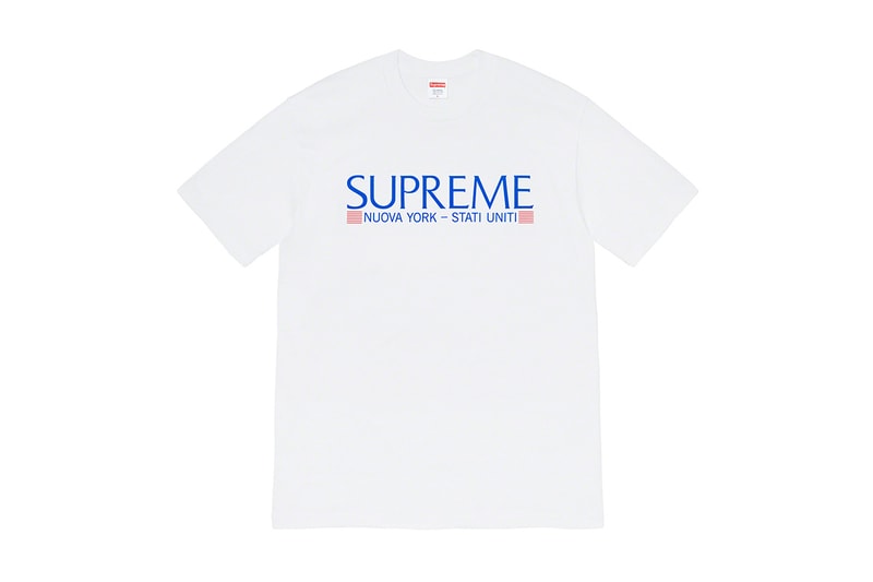 Supreme 正式發佈 2020 秋冬 T-Shirt 系列