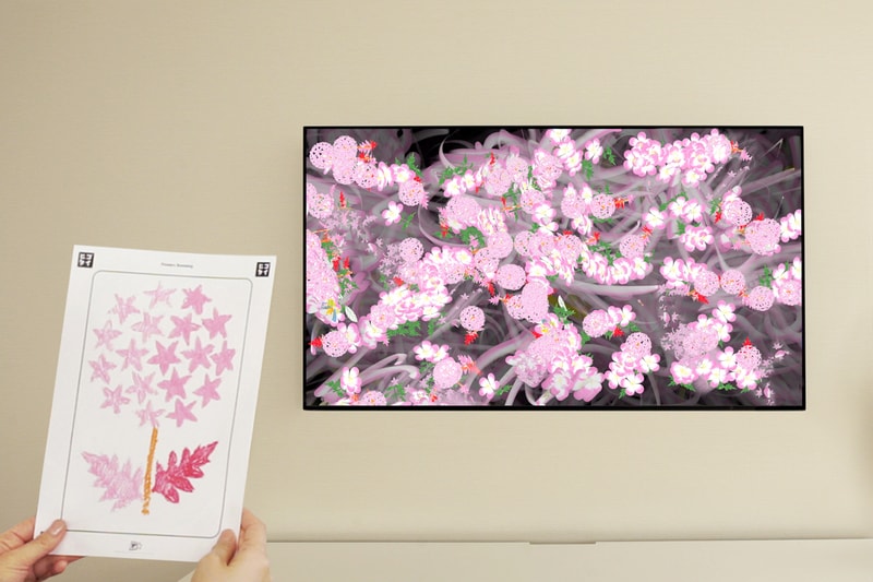 teamLab 推出全新居家互動式藝術作品《Flowers Bombing Home》