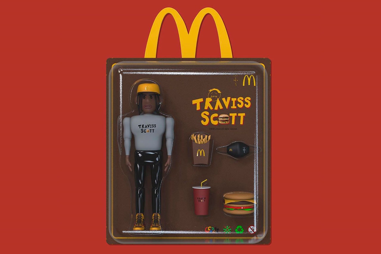 韓國藝術家打造 Travis Scott x McDonald’s 聯乘玩具