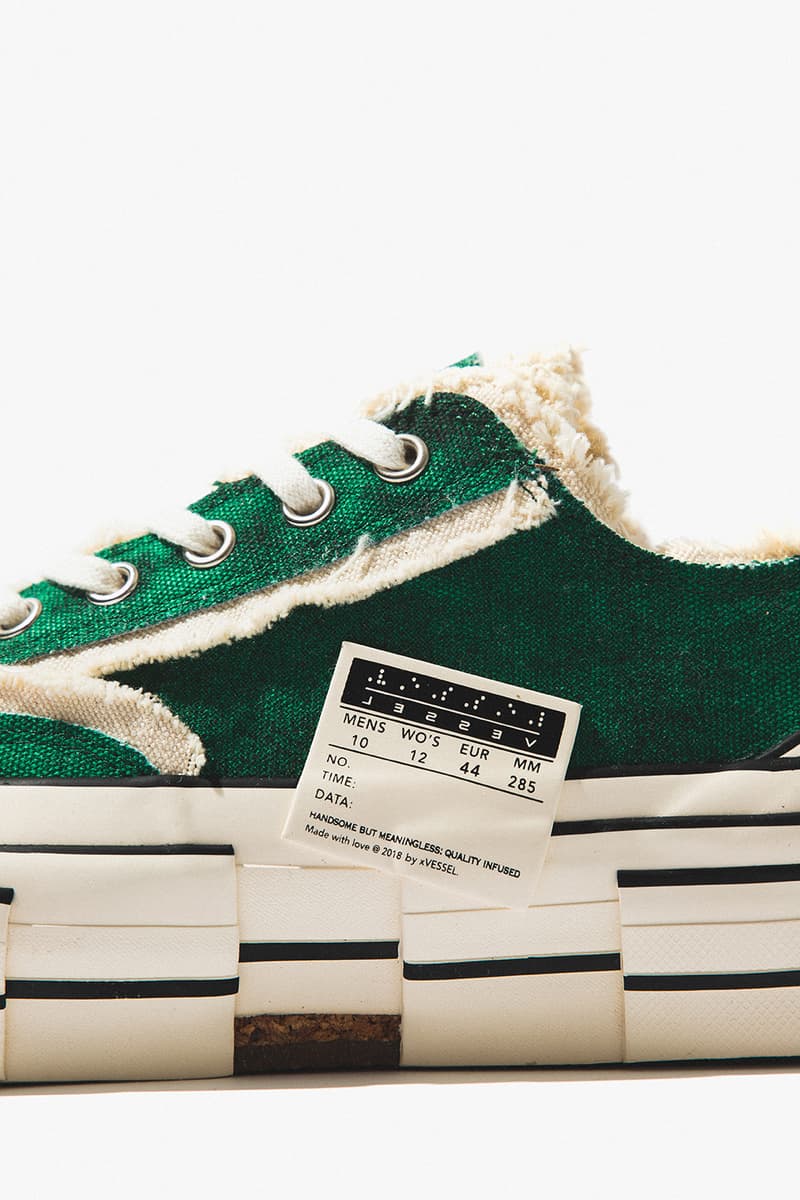 HBX 上架情報：xVESSEL G.O.P. LOWS 推出 HBX 獨家配色「Green」