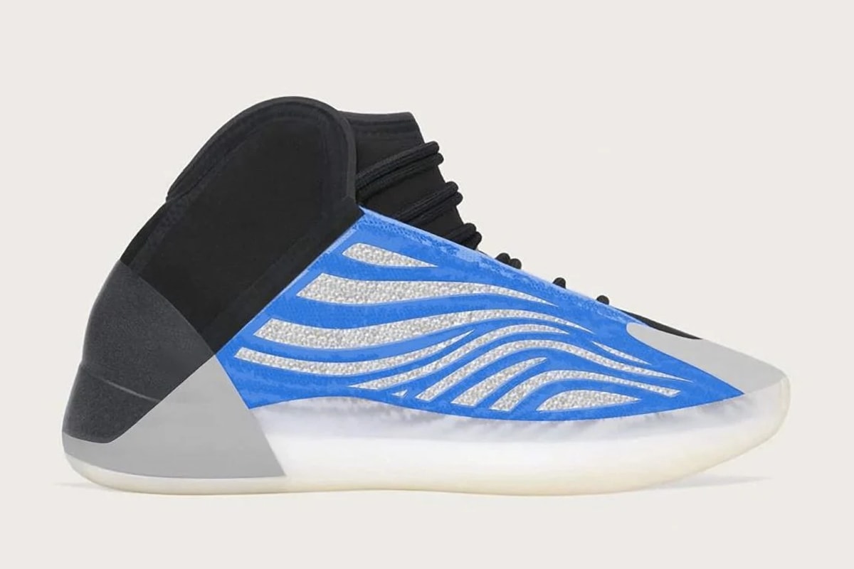adidas 籃球鞋款 YEEZY QNTM 最新配色「Frozen Blue」率先曝光