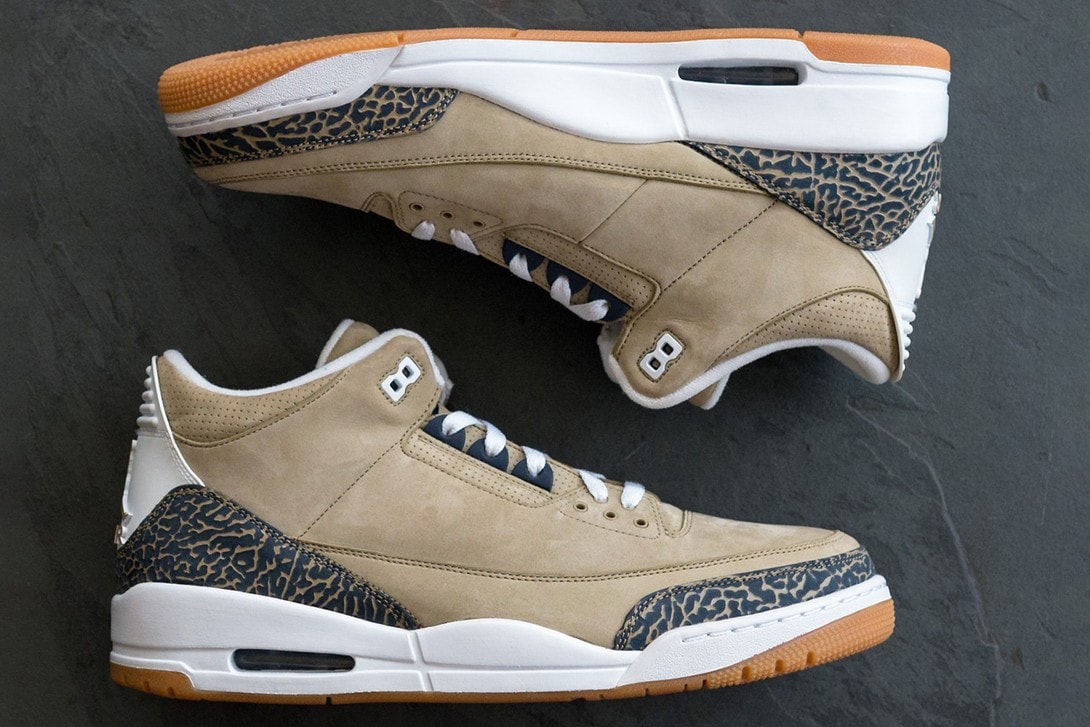 率先預覽極罕有 Air Jordan 3「Denim」和「Khaki」Sample 鞋款