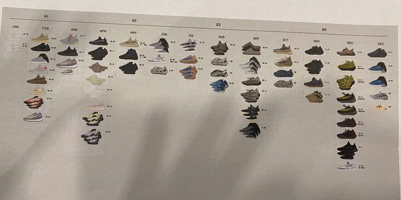 adidas yeezy calendar 2020