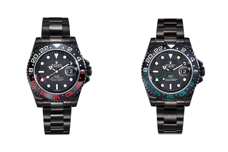 MAD Paris 推出全新 Rolex GMT Master II 紅綠細節定製腕錶