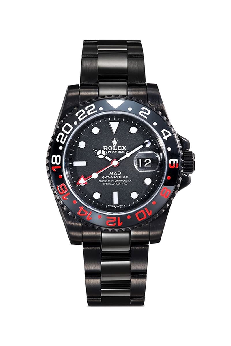 MAD Paris 推出全新 Rolex GMT Master II 紅綠細節定製腕錶