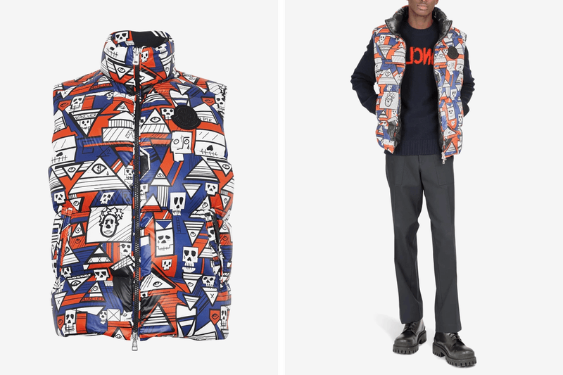 Moncler 攜手 Balt Getty 推出別注印花羽絨背心