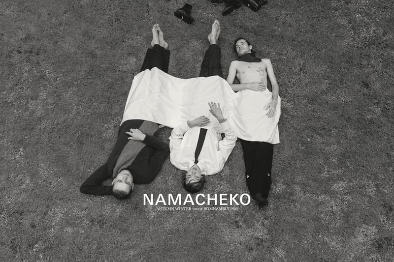 NAMACHEKO 2020 秋冬系列「夢遊主義 Somnambulism」即將獨家登陸 NE.SENSE