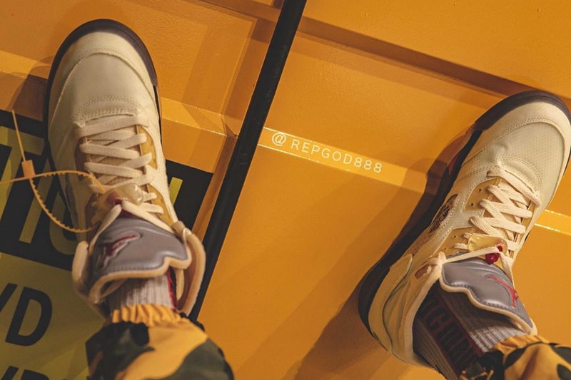 Off-White™ x Air Jordan 5 話題聯名配色「Sail」發售日期疑似曝光