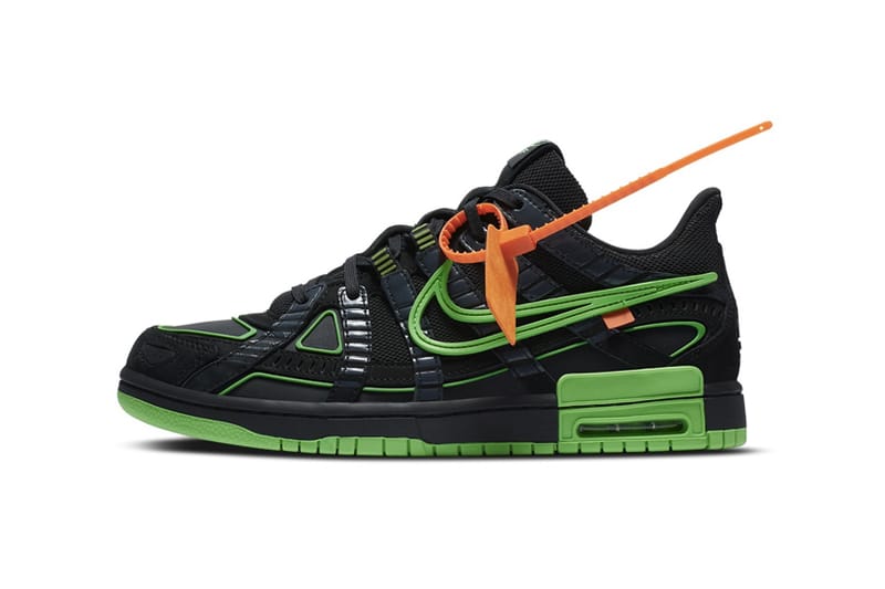 off white nike green black