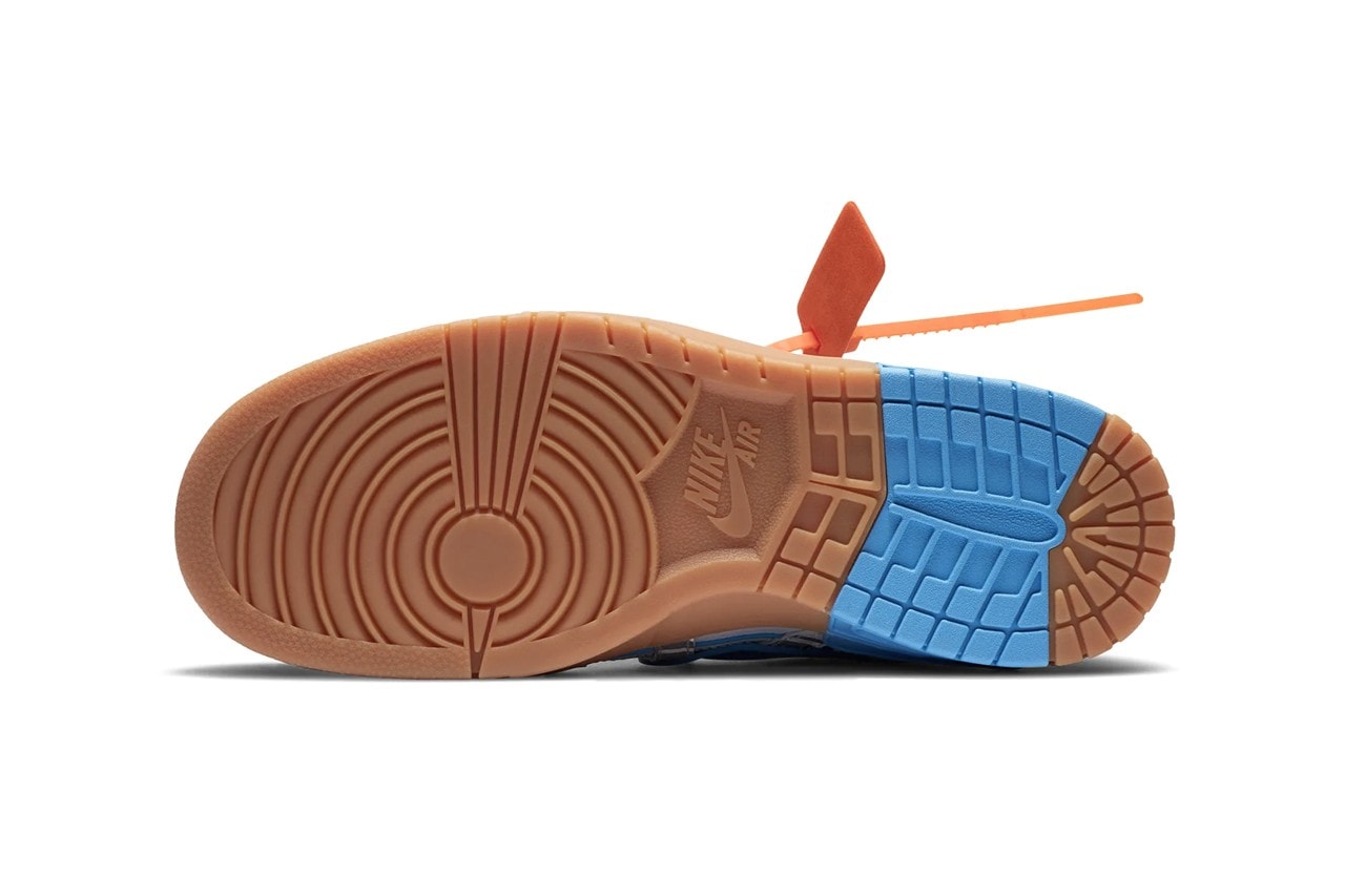 Off-White™ x Nike Air Rubber Dunk 最新聯乘鞋款「University Blue」正式發佈