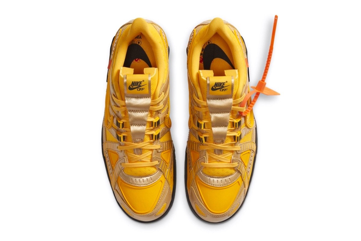 Off-White™ x Nike Air Rubber Dunk 最新聯名「University Gold」發售情報公開
