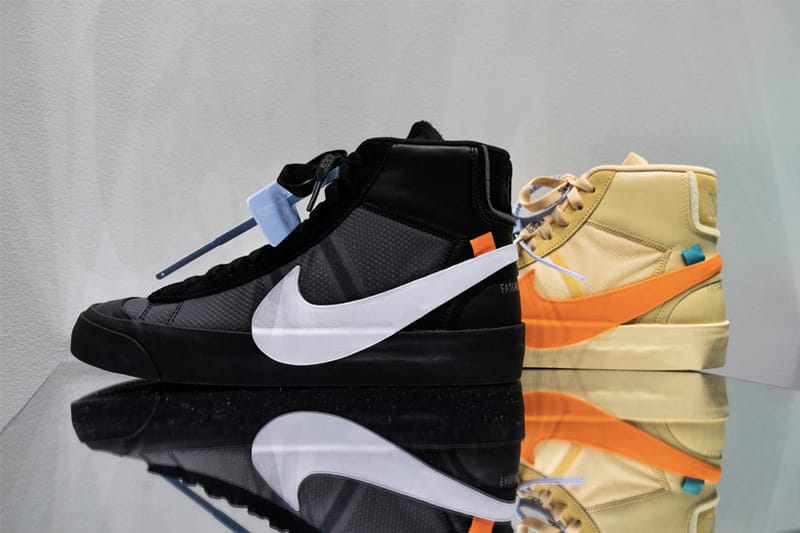 off white nike blazer low