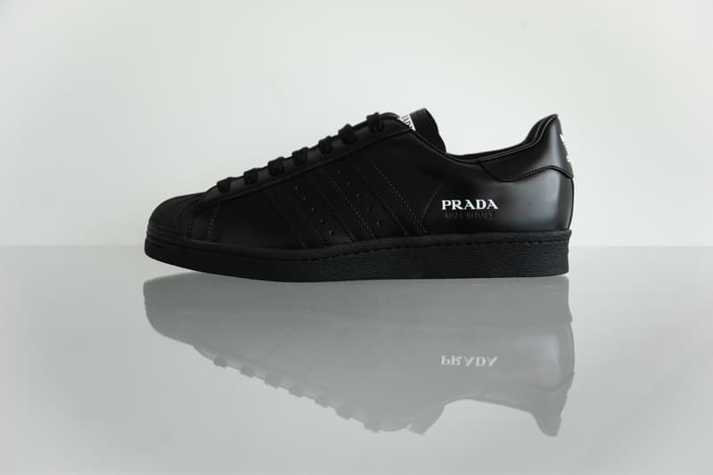 一覽 PRADA for adidas Superstar 聯乘鞋款細節