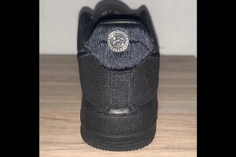 Stüssy x Nike Air Force 1 最新聯名黑色鞋款曝光