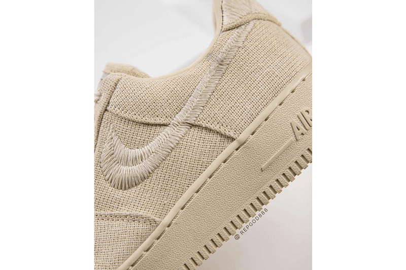 率先上腳 Stüssy x Nike Air Force 1 全新聯名配色「Fossil Stone」