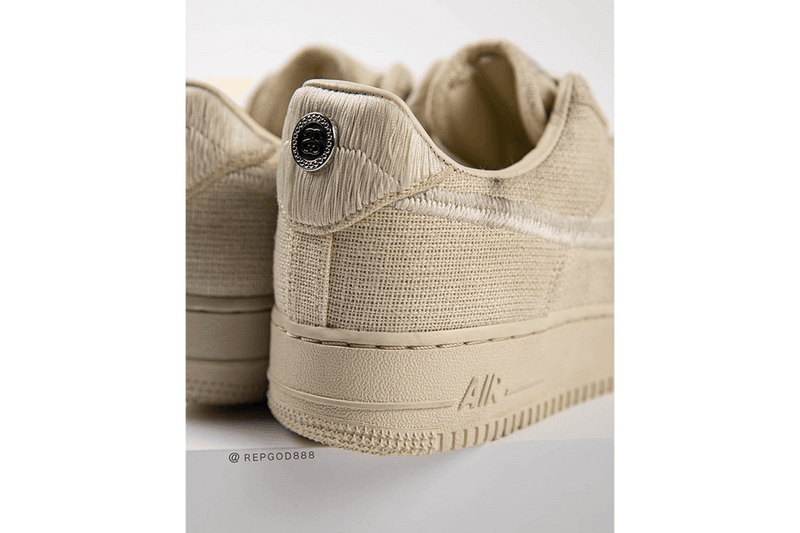 率先上腳 Stüssy x Nike Air Force 1 全新聯名配色「Fossil Stone」