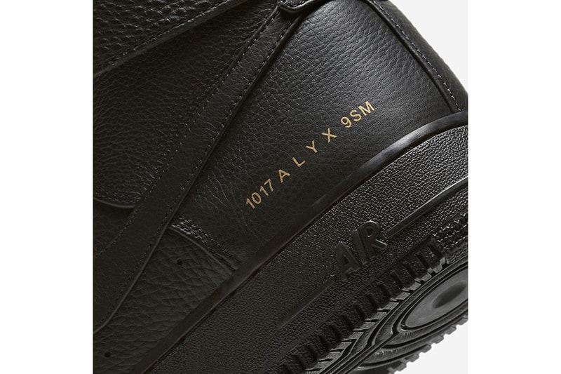 1017 ALYX 9SM x Nike Air Force 1 High 全新聯名鞋款官方圖輯登場