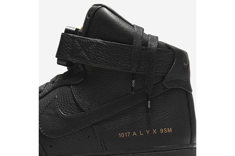 1017 ALYX 9SM x Nike Air Force 1 High 全新聯名鞋款官方圖輯登場