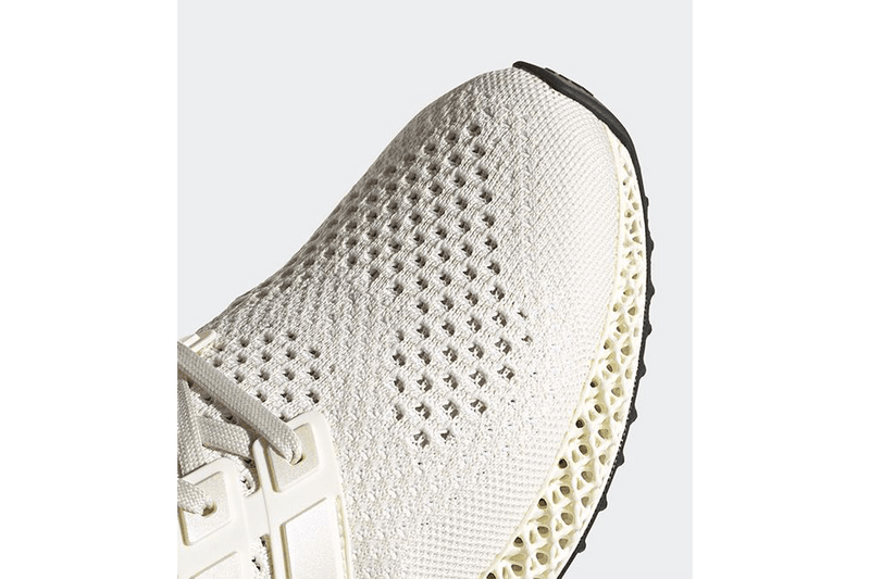 adidas 混種跑鞋 Ultra4D 全新配色「Footwear White/Core White」發佈