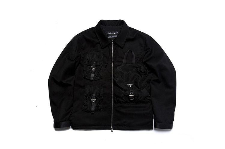 clothsurgeon 推出 Prada 尼龍背包改造飛行夾克