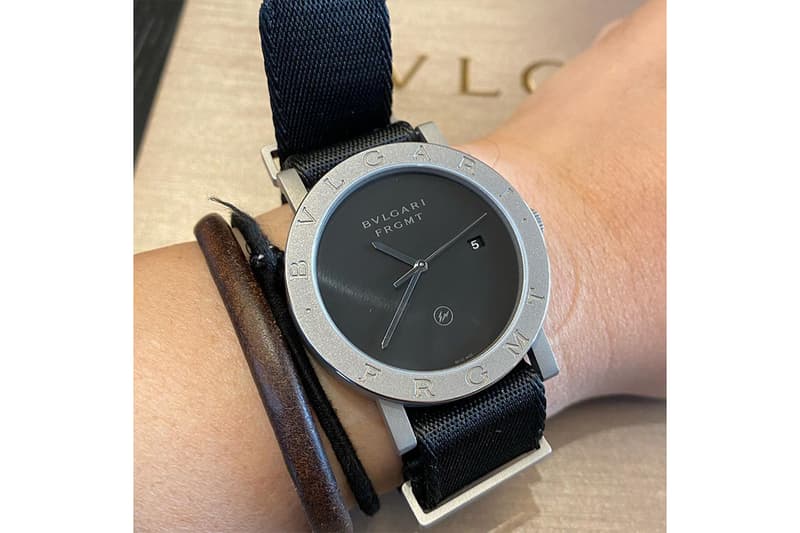 藤原浩曝光全新 BVLGARI x fragment design 聯乘腕錶