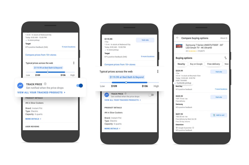 Google 推出全新網路購物綜合比價小工具