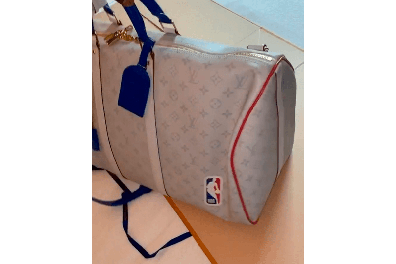 NBA x Louis Vuitton 全新聯乘圓筒旅行包疑似曝光