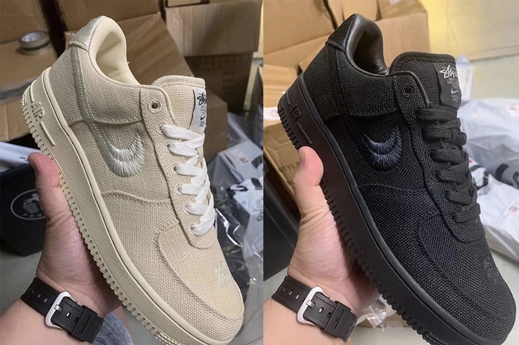 率先近賞 Stüssy x Nike Air Force 1 最新聯名鞋款細節圖輯