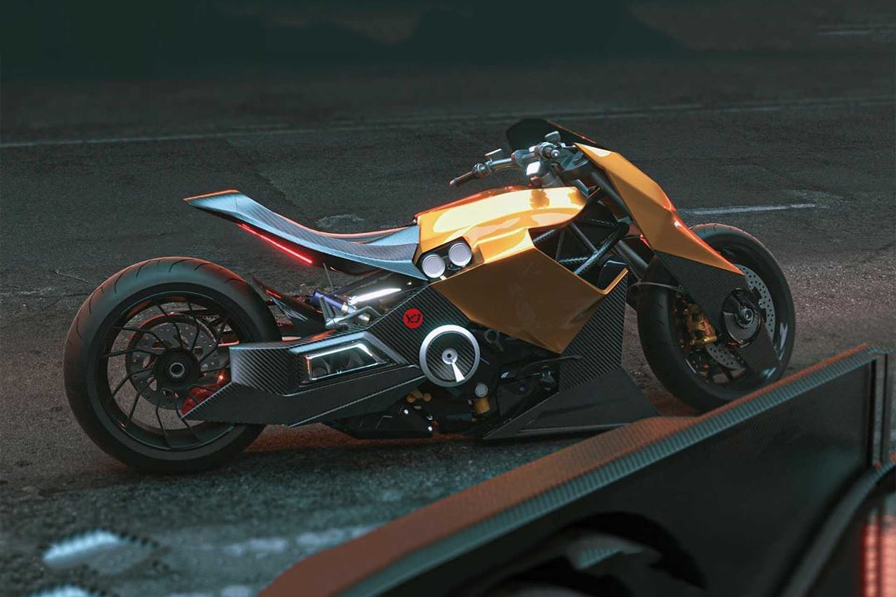 藝術家打造 Lamborghini Mangusta 全新概念電單車