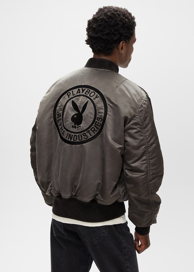 Playboy x Alpha Industries 全新聯乘 MA-1 飛行夾克發佈