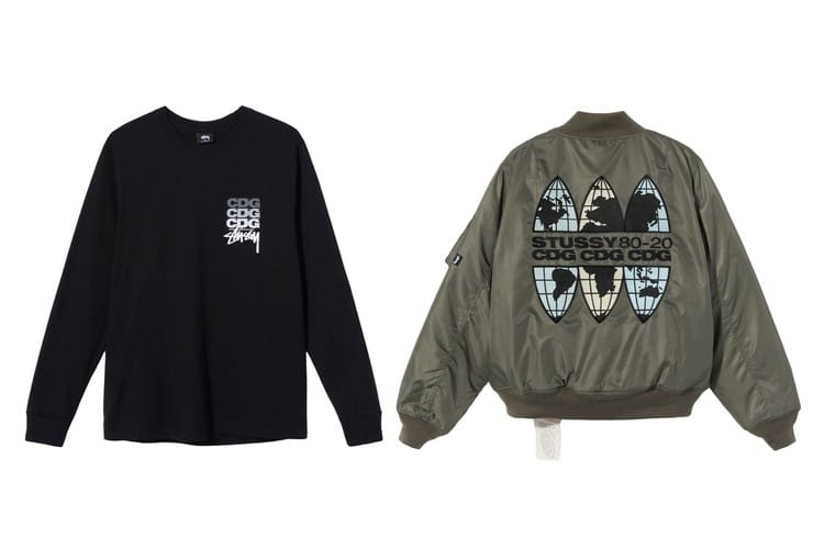 Stüssy x COMME des GARÇONS CDG 全新 40 週年紀念聯乘系列發佈