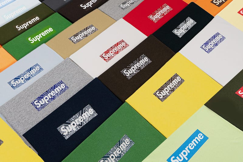 tee supreme box logo