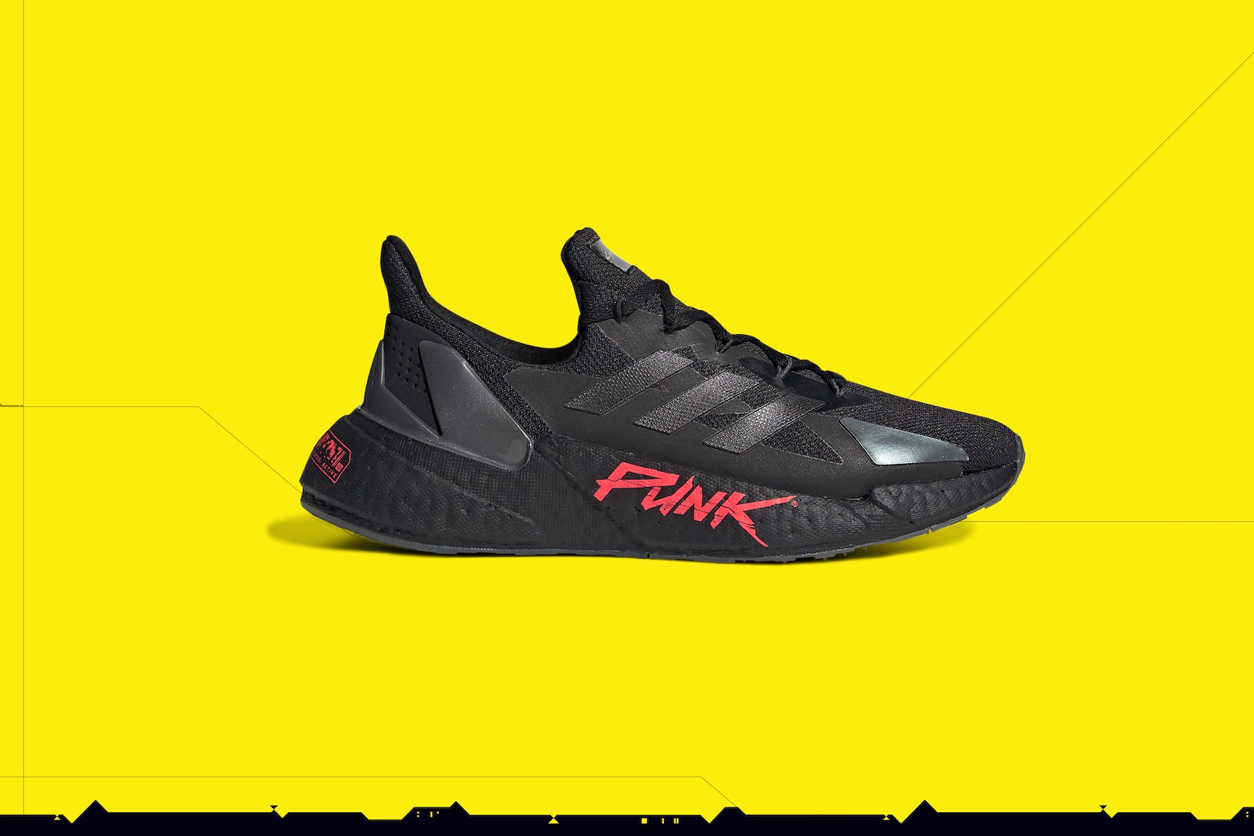 adidas 攜手《Cyberpunk 2077》推出 X9000 聯名鞋款系列
