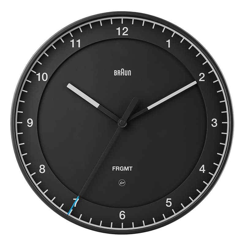 fragment design x Braun 最新極簡風格聯乘時鐘系列發佈