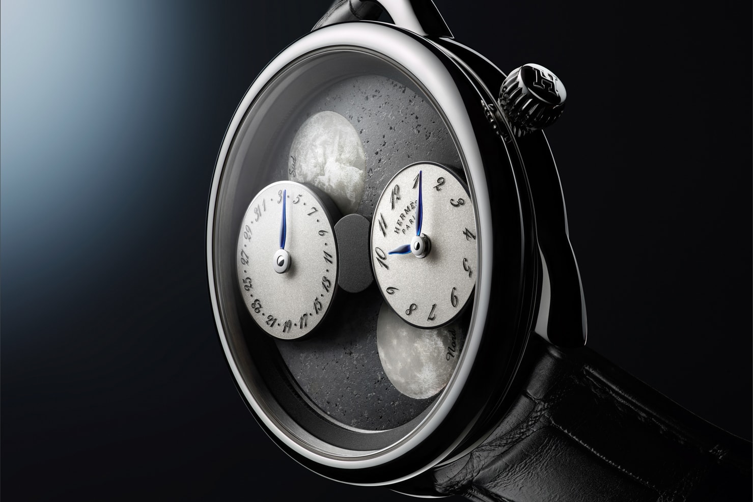 Hermès 推出 Arceau L’heure de la lune 月讀時光腕錶