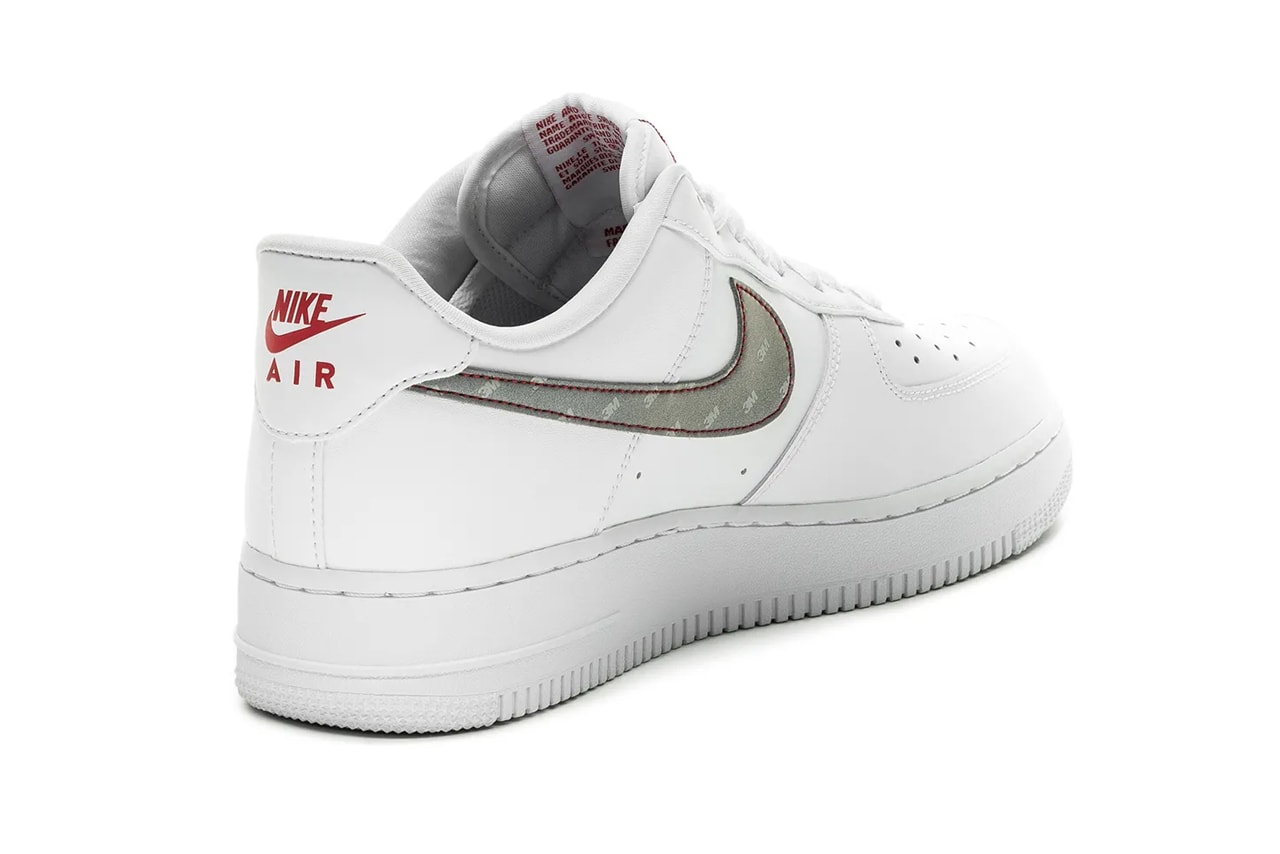 Nike 攜手 3M 帶來全新聯乘 Air Force 1「Silver」鞋款